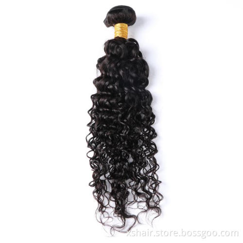 Factory direct unprocessed 12A water wave bundles virgin human hair bundles brazilian hair weaves